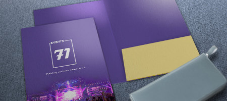 Silk Presentation Folders